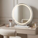 REA - Zrcadlo LED MAKE-UP White 50 cm HOM-12021