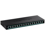 TrendNet TPE-TG160H TRENDnet TPE TG160H - Switch - 16 x 10/100/1000 (PoE+) síťový switch 32 Gbit/s