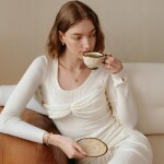 Náhrdelník s tygřím okem a zirkony Dorothée, Hnědá 40 cm + 6 cm (prodloužení)