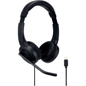 Kensington Sluchátka Over Ear kabelová černá Potlačení hluku headset Počítače
