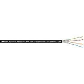 LAPP 2170908/1000 ethernetový síťový kabel ETHERLINE® TRAIN FLEX černá 1000 m