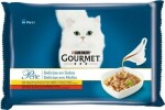 Gourmet Perle gravy delight kuře hovězí v omáčce 4 x 85 g