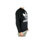 Mikina adidas Originals Trefoil Over Crew CW1236