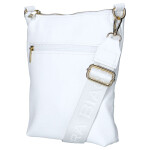 Trendy dámská koženková crossbody kabelka LB Marry, bílá