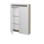 Dřevojas - Dvoudveřová galerka AIR GA2OE 60 - M05 Béžová mat 238957