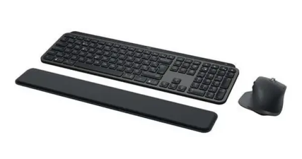 Logitech MX Keys S Combo grafitová / Bezdrátová sada klávesnice a myši / Bluetooth (920-011608)