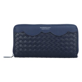Dámská koženková pouzdrová peněženka Dar, modrá