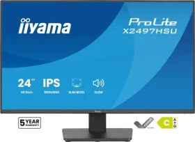 23.8" IIYAMA ProLite X2497HSU-B1 černá / LED / IPS / 1920 x 1080 / 16:9 / 4 ms / 1500:1 / 350cd-m2 / VESA (X2497HSU-B1)