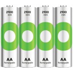 GP Aktion Gratis Ladegerät USB-Modell Ladegerät GP B441 inkl. 4x AA-Akku akumulátor AA, Ni-MH, 2100 mAh, 1.2 V, 1 sada