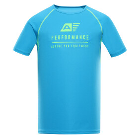 Pánské funkční triko s cool-dry ALPINE PRO PANTHER neon atomic blue S