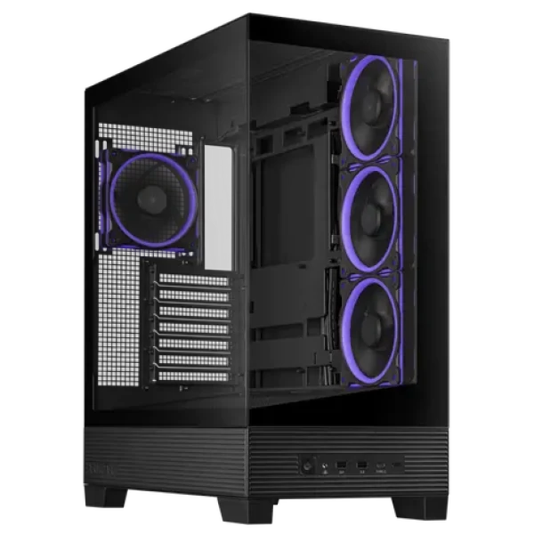 ASUS A31 PLUS TG ARGB černá ATX / 2x USB 3.1 / USB-C 3.2 / bez zdroje / průhledná bočnice (90DC00R0-B19000)