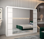 Šatní skříň Abi V4 Barva korpusu: Černá, Rozměry: 150 cm, Dveře: Černá