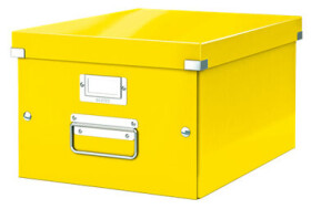 Leitz Univerzální krabice Click&Store, velikost M (A4), žlutá 60440016