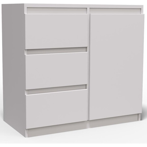 Komoda Merg 3S1F bílá