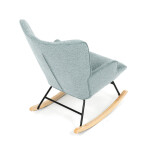 Houpací křeslo, modrá, látka, AK-373 BLUE2