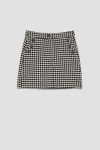 Houndstooth sukně Velikost: XS