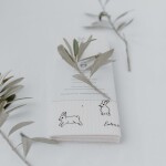 Eulenschnitt Přírodní houbová utěrka Rabbit – set 3 ks, bílá barva, krémová barva