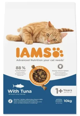 IAMS Krmivo pro kočky Adult tuňák / 10 kg / Granule / pro dospělé kočky (1753-190952)