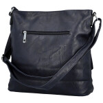 Stylová dámská koženková crossbody kabelka Minja, tmavě modrá