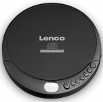 Lenco CD-200 černá / přenosný CD přehrávač / 3.5 mm jack / CDCD-RCD-RW (CD-200)