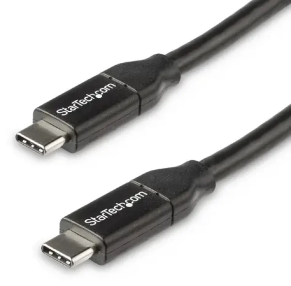 StarTech černá / Kabel USB-C / Power Delivery 5A / 0,5 m (USB2C5C50CM)