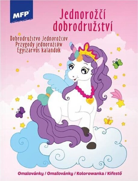 Omalovánky A4 Jednorožčí dobrodružství 210x276mm/32