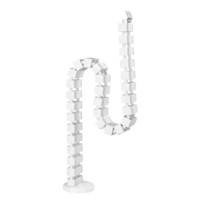 Powerton Organizér kabelů bílá / 1.3m (WPECM1W)