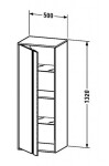 DURAVIT - Ketho Skříňka vysoká 132x50x36 cm, levá, lesklá bílá KT1267L2222