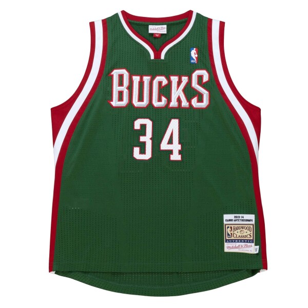 Mitchell & Ness Pánský dres Milwaukee Bucks NBA Giannis Antetokounmpo #34 2013-14 Authentic Velikost: S