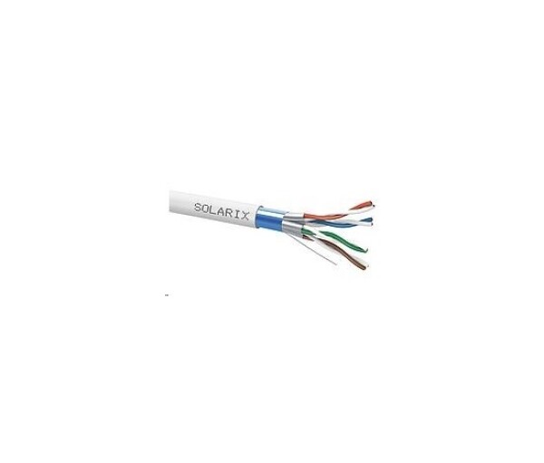 Instalační kabel Solarix CAT6A FFTP šedý Dca s2 d2 a1 500m SXKD-6A-FFTP-LSOH EDF_10101997