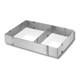 Dortisimo Nastavitelný ráfek čtverec a obdélník (15 - 28 x 25 - 48 cm (výška 5 cm)