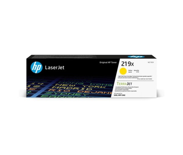 HP 219X High Yield Yellow Original LaserJet Toner Cartridge (2,500 pages) EDF_556999