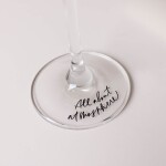 Bella Rose Sklenice na víno All about atmosphere + vánoční krabička, čirá barva, sklo,