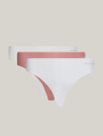 Dámské kalhotky 3Pack BRAZILIAN UW0UW03871 0R2 bílé/sv.béžové/růž - Tommy Hilfiger M