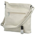Trendy dámská koženková crossbody Laka, světle šedá