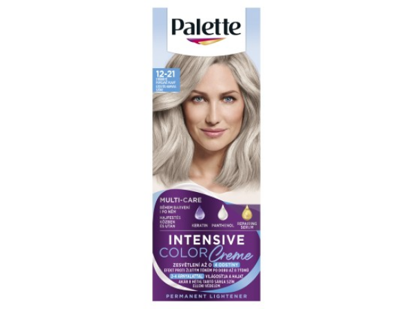 Palette Intensive Color Creme barva na vlasy Stříbřitě popelavě plavý 12-21