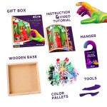 OKTO Modelování Malý svět v rámečku motiv "Skřítek" 21x21 cm, OKTO, W051112