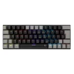 White Shark GK-002121V2 WAKIZASHI 2 černo-šedá / herní mechanická klávesnice / US layout / modré spínače / USB / LED (WAKIZASHI-2-US-B-G-B)