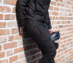 Dámské džíny na moto Trilobite Parado monolayer Aaa slim fit ladies jeans black (Prodloužené) - 32 / černá