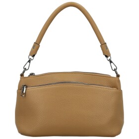 Stylová dámská koženková kabelka na rameno Trixi, khaki
