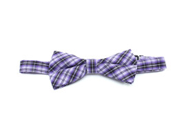 Britain fialový károvaný motýlek pro psa | 21 - 42 cm Barva: Fialovo-černá