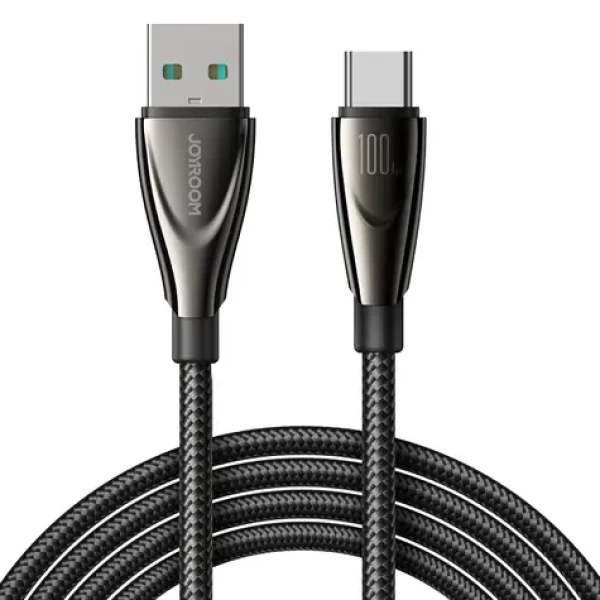 Joyroom SA31-AC6 Pioneer Series Nabíjecí kabel USB-A (M) - USB-C (M) 100W 1.2m černá (6956116759483)