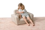 SHAPPY SHAPPY Dětské rozkládací pěnové křeslo LUMI TEDDY Barva: Light Beige