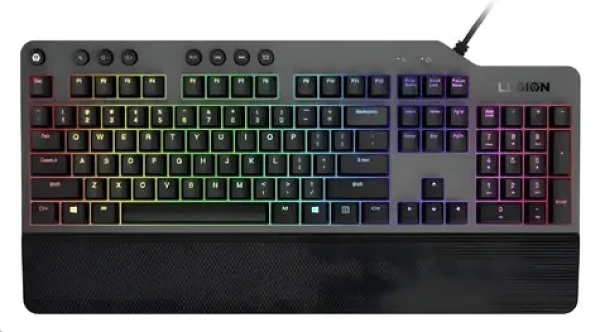 Lenovo Legion K500 RGB černá / Mechanická herní klávesnice / US layout / RGB / USB (GY40T26478)