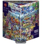 Ravensburger - Puzzle - Mapa světa se zvířaty