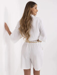 Dámské šortky MI SN 6620.72P bílé - F.Moda one size