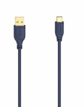 Hama 200635 Flexi-Slim kabel USB-A na USB-C 0.75 m modrá (200635-H)
