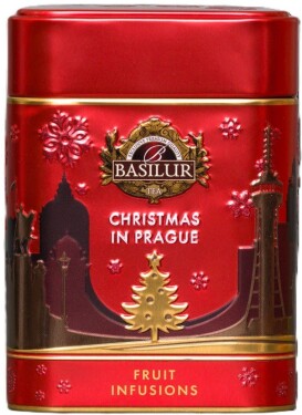 BASILUR Around The World Christmas in Prague Red plech 75g