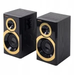 Sven SPS-619 Černá-zlatá / Reproduktor / 2.0 / 2-pásmový / 20W / 3.5 mm jack (MULSVNGLO0012)