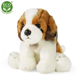 RAPPA Plyšový pes bernardýn sedící 26 cm